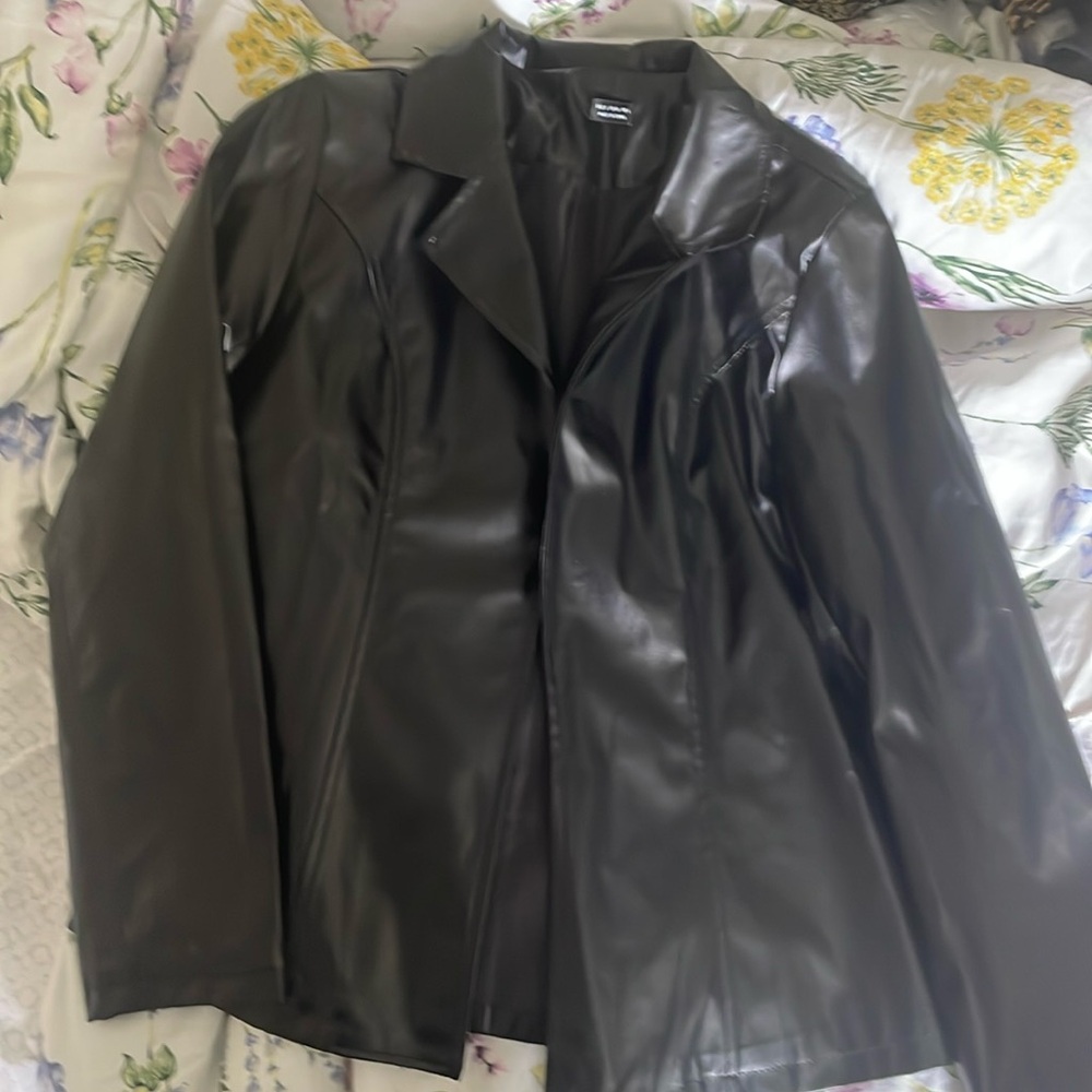 Vegan leather jacket